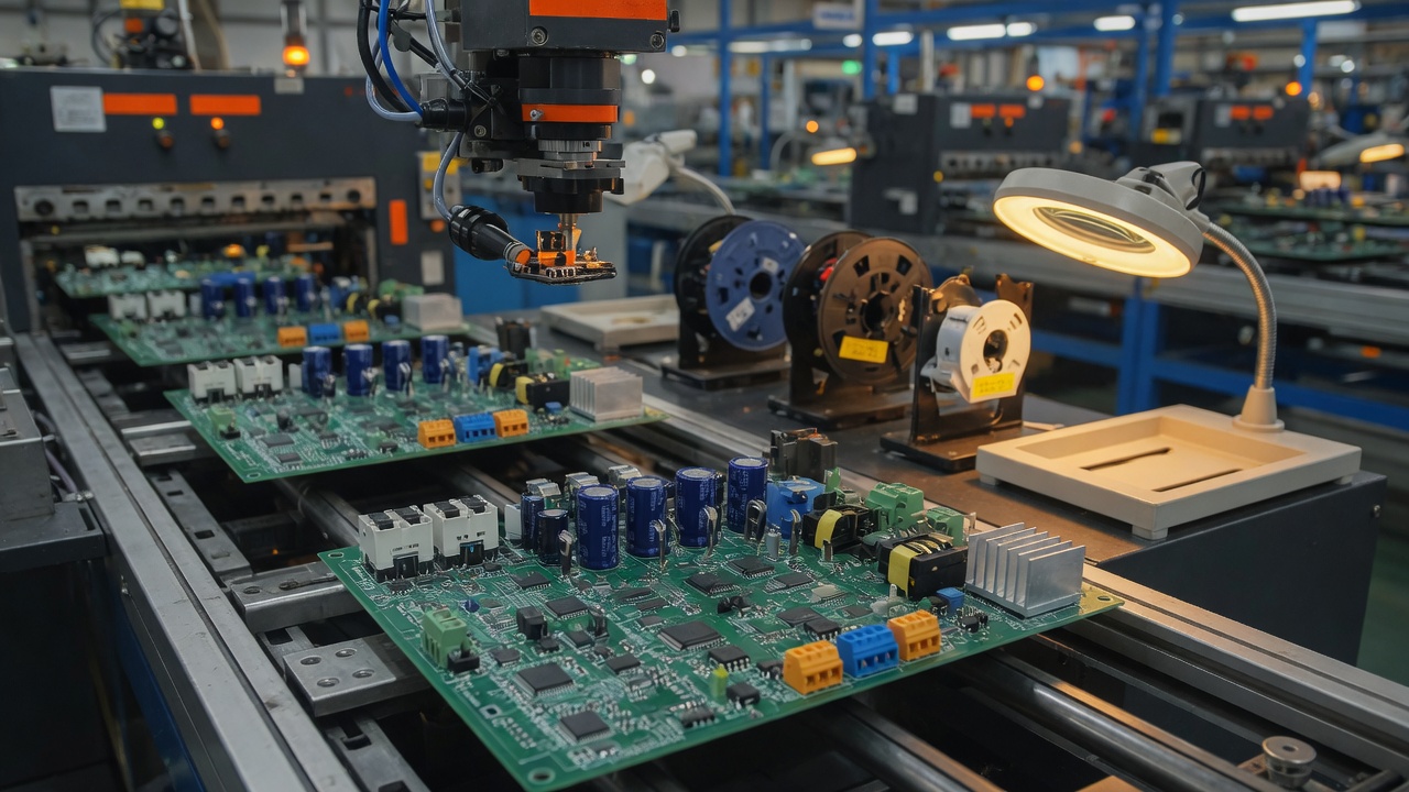 Linha de produção de placas eletrônicas para eletrodomésticos