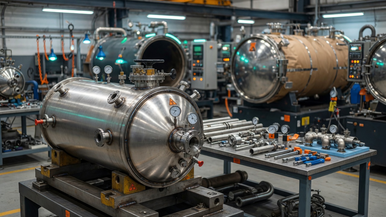 Fabricação de equipamentos médicos em aço inox